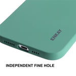 ENKAY HAT PRINCE for iPhone 12 Pro 6.1 inch Soft Liquid Silicone Case Precise Cutouts Camera Protection Anti-Scratch Cover