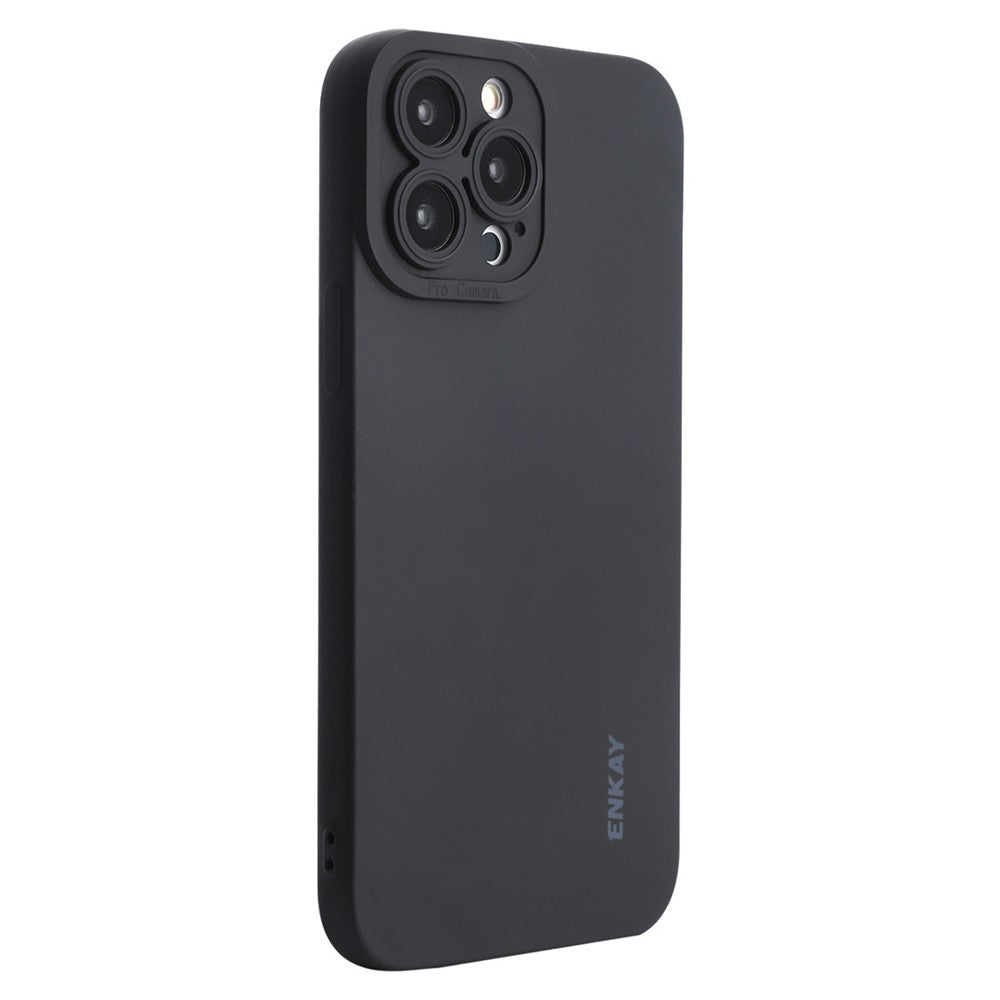 ENKAY HAT PRINCE for iPhone 12 Pro 6.1 inch Soft Liquid Silicone Case Precise Cutouts Camera Protection Anti-Scratch Cover