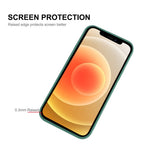ENKAY HAT PRINCE Liquid Silicone Case for iPhone 12 6.1 inch, Precise Cutouts Slim Fit Shockproof Protective Back Cover