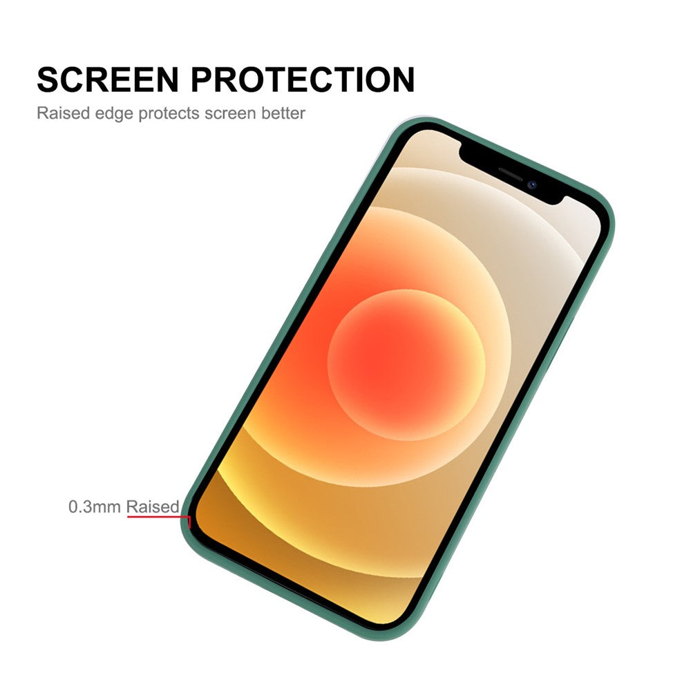 ENKAY HAT PRINCE Liquid Silicone Case for iPhone 12 6.1 inch, Precise Cutouts Slim Fit Shockproof Protective Back Cover