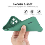 ENKAY HAT PRINCE Liquid Silicone Case for iPhone 12 6.1 inch, Precise Cutouts Slim Fit Shockproof Protective Back Cover