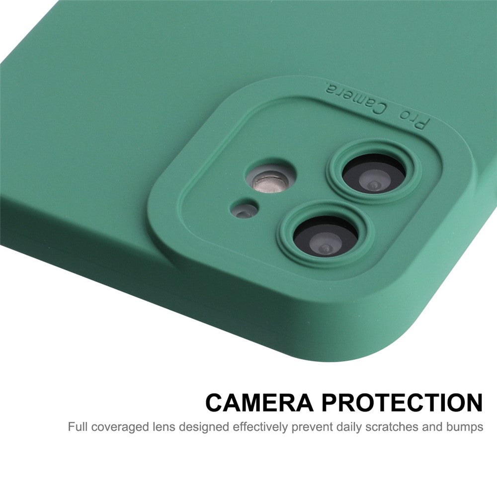 ENKAY HAT PRINCE Liquid Silicone Case for iPhone 12 6.1 inch, Precise Cutouts Slim Fit Shockproof Protective Back Cover