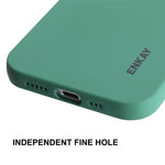 ENKAY HAT PRINCE Liquid Silicone Case for iPhone 12 6.1 inch, Precise Cutouts Slim Fit Shockproof Protective Back Cover