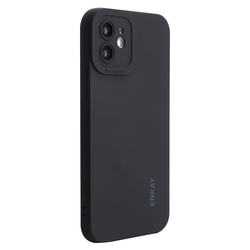 ENKAY HAT PRINCE Liquid Silicone Case for iPhone 12 6.1 inch, Precise Cutouts Slim Fit Shockproof Protective Back Cover
