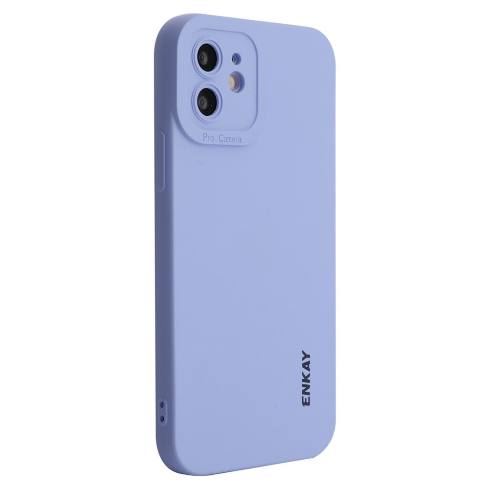 ENKAY HAT PRINCE Liquid Silicone Case for iPhone 12 6.1 inch, Precise Cutouts Slim Fit Shockproof Protective Back Cover
