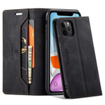 AUTSPACE A01 Series for iPhone 11 Pro 5.8 inch PU Leather Case RFID Blocking Wallet Stand Flip Cover