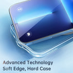 MCDODO PC-1630 Matte Clear Case for iPhone 12 Pro Max 6.7 inch Compatible with MagSafe Wireless Charging, Airbag Protection Hard PC Soft TPU Non-Yellowing Back Cover
