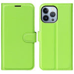 For iPhone 14 Pro Max 6.7 inch Litchi Texture PU Leather Cover All-Round Protection Stand Magnetic Flip Wallet Case