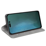 Til iPhone 14 Plus 6,7 tommer Skin Touch Feeling Folio Flip Lædercover Mobiltelefonholder Pung Beskyttende Cover