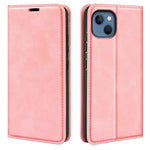 Til iPhone 14 Plus 6,7 tommer Skin Touch Feeling Folio Flip Lædercover Mobiltelefonholder Pung Beskyttende Cover