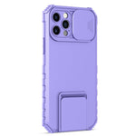 Justerbart vertikalt stativskal för iPhone 12 Pro 6,1 tum, TPU + PC-kameraskyddsskydd