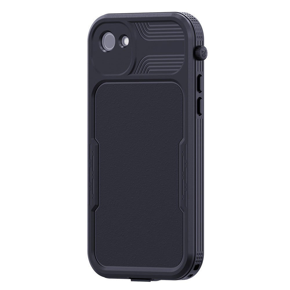 SHELLBOX A Series IP68 Vandtæt Hybrid Telefon Bagcover til iPhone 7 4.7 inch / 8 4.7 inch / SE (2020) / (2022), IP6X Støvtæt Beskyttende Cover med Snor