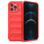 For iPhone 12 Pro Max 6.7 inch TPU Phone Protector Case, Anti-fall Rugged Back Shell Cover