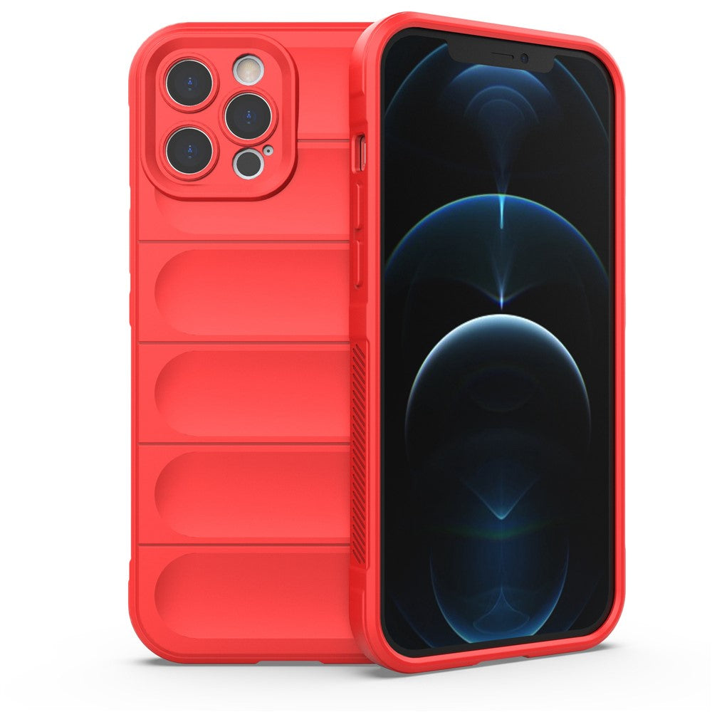 For iPhone 12 Pro Max 6.7 inch TPU Phone Protector Case, Anti-fall Rugged Back Shell Cover