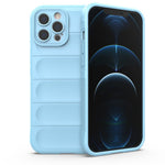 For iPhone 12 Pro Max 6.7 inch TPU Phone Protector Case, Anti-fall Rugged Back Shell Cover