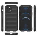 For iPhone 12 Pro 6.1 inch TPU Phone Protector Case, Collision Resistant Rugged Back Shell Cover