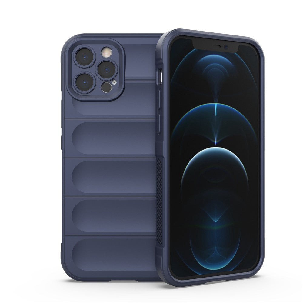 For iPhone 12 Pro 6.1 inch TPU Phone Protector Case, Collision Resistant Rugged Back Shell Cover