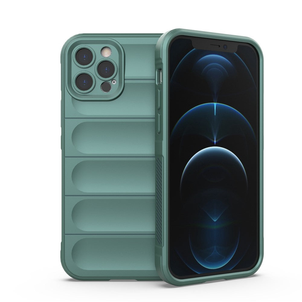 For iPhone 12 Pro 6.1 inch TPU Phone Protector Case, Collision Resistant Rugged Back Shell Cover