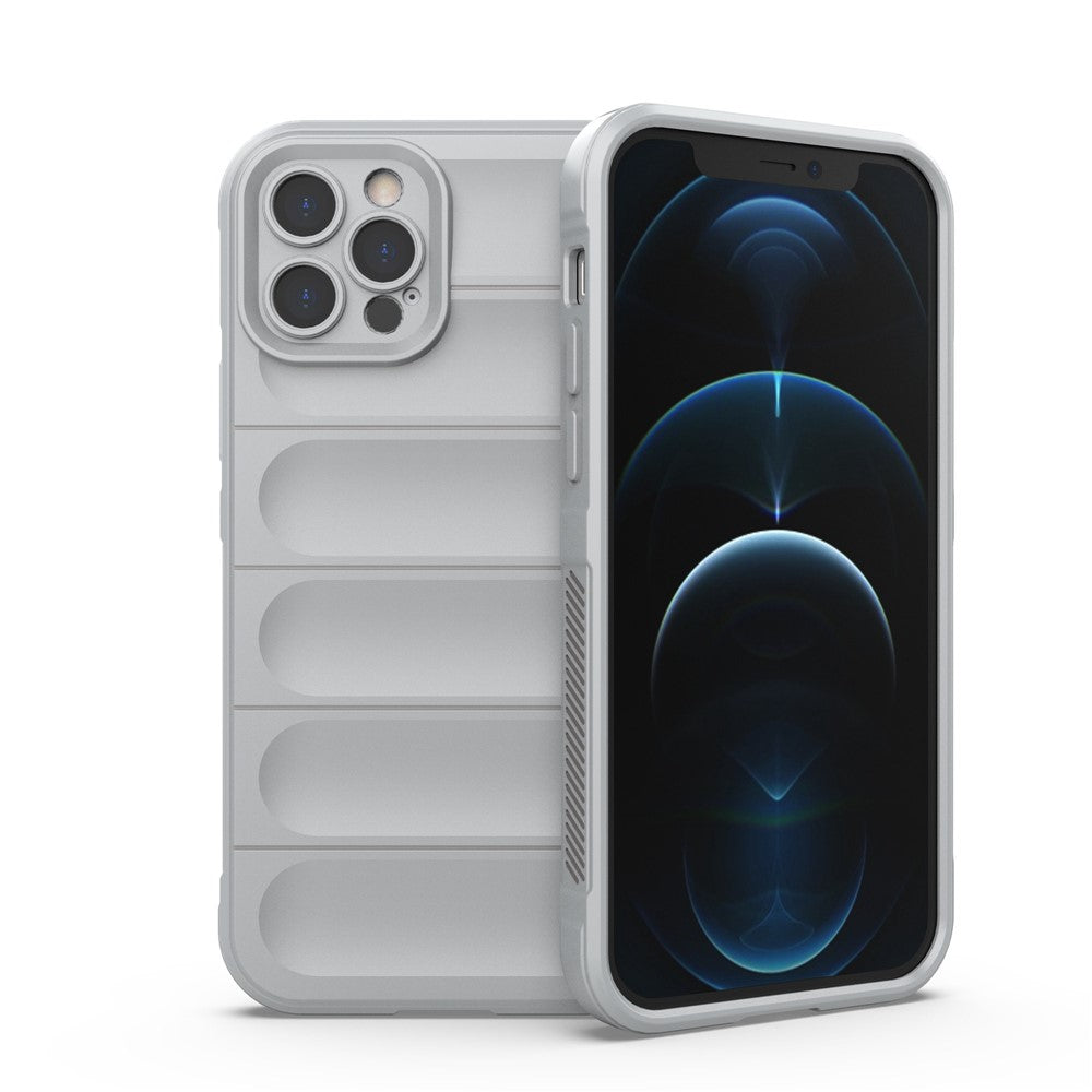 For iPhone 12 Pro 6.1 inch TPU Phone Protector Case, Collision Resistant Rugged Back Shell Cover