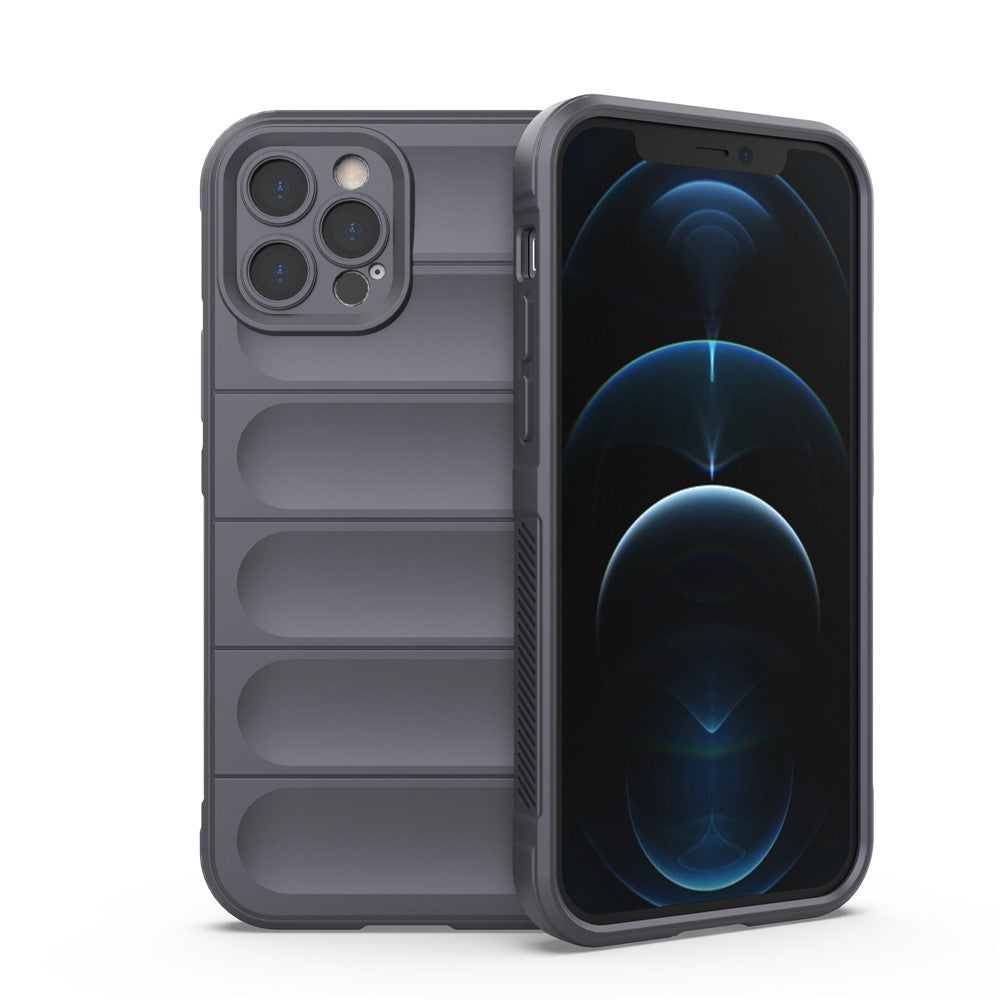 For iPhone 12 Pro 6.1 inch TPU Phone Protector Case, Collision Resistant Rugged Back Shell Cover
