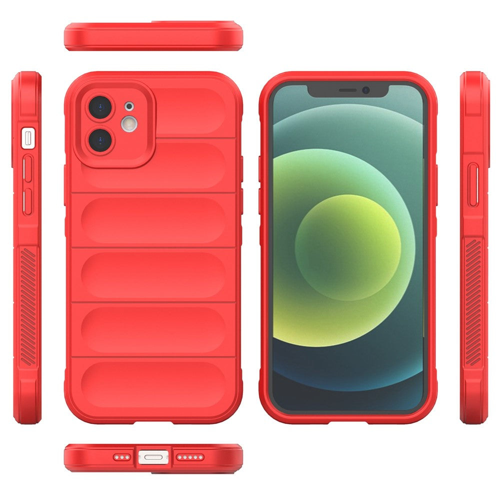 For iPhone 12 6.1 inch Drop Protection Rugged Back Shell TPU Phone Protector Case