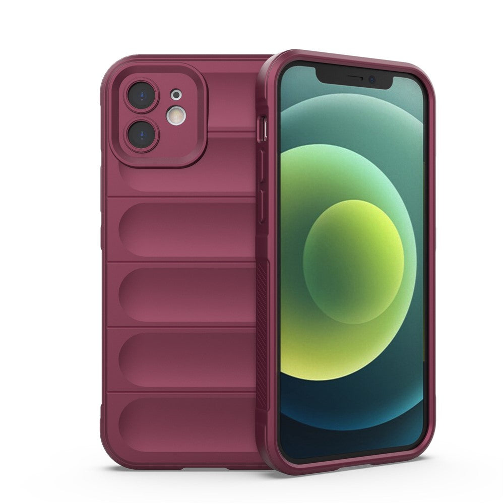 For iPhone 12 6.1 inch Drop Protection Rugged Back Shell TPU Phone Protector Case