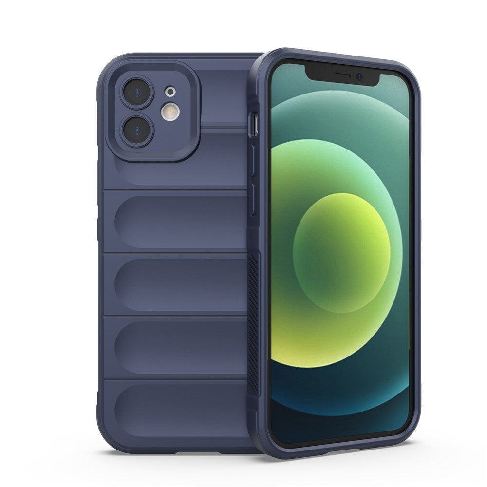 For iPhone 12 6.1 inch Drop Protection Rugged Back Shell TPU Phone Protector Case