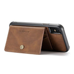 JEEHOOD Wallet Kickstand Cover til iPhone XS Max 6.5 tommer, aftageligt 2-i-1 PU-læderbelagt TPU-telefoncover