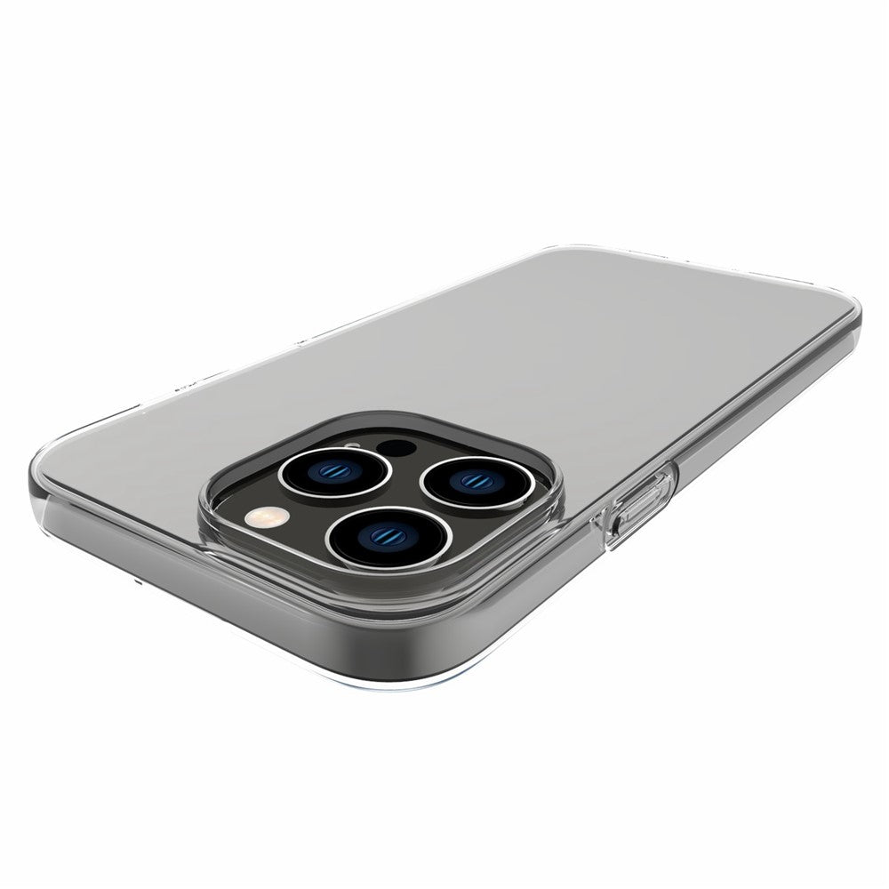 For iPhone 14 Pro Max 6.7 inch 10Pcs/Pack Clear TPU Phone Back Case Inner Watermark-Free Protective Cover