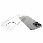 For iPhone 14 Pro Max 6.7 inch 10Pcs/Pack Clear TPU Phone Back Case Inner Watermark-Free Protective Cover