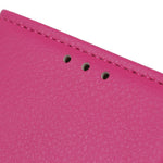 For iPhone 14 Pro 6.1 inch Litchi Texture Wear-resistant PU Leather Cover Stand Magnetic Protective Drop-proof Wallet Case