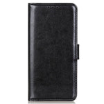 For iPhone 14 Pro 6.1 inch Crazy Horse Texture Phone Case Shockproof Stand Cover with Card Slots PU Leather Wallet Magnetic Protective Shell