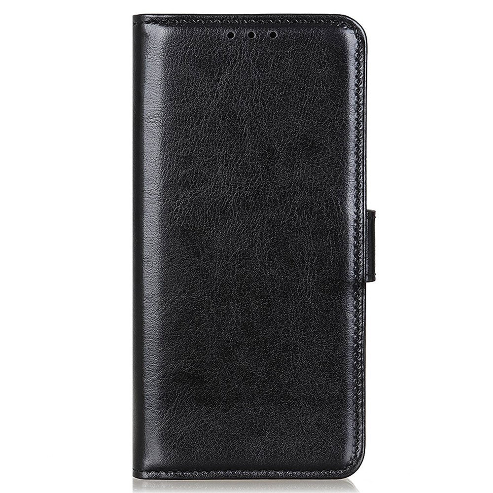 For iPhone 14 Pro 6.1 inch Crazy Horse Texture Phone Case Shockproof Stand Cover with Card Slots PU Leather Wallet Magnetic Protective Shell