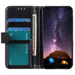 Til iPhone 14 Pro Max 6,7 tommer Fuld Beskyttelse Telefoncover Crazy Horse Tekstur Stødsikkert Stativcover Etui PU Læder Pung Magnetisk Beskyttelsescover