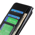 Til iPhone 14 Pro Max 6,7 tommer Fuld Beskyttelse Telefoncover Crazy Horse Tekstur Stødsikkert Stativcover Etui PU Læder Pung Magnetisk Beskyttelsescover