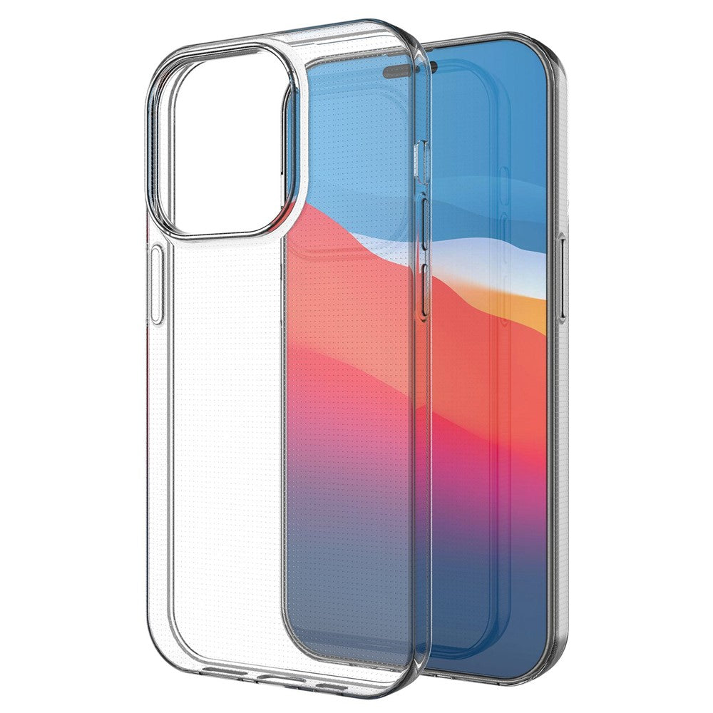 Soft TPU Case for iPhone 14 Pro 6.1 Inch, Yellowing-Resistant Slim Transparent Phone Cover