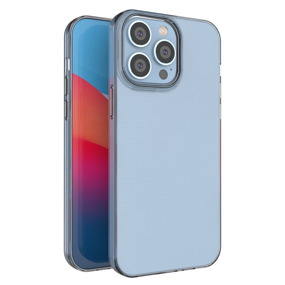 Til iPhone 14 Pro Max 6.7 tommer Gennemsigtigt Ultratyndt TPU-cover Faldbeskyttende Telefoncover