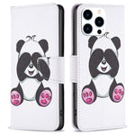 For iPhone 14 Pro Leather Case Pattern Printing Wallet Stand Flip Mobile Cover