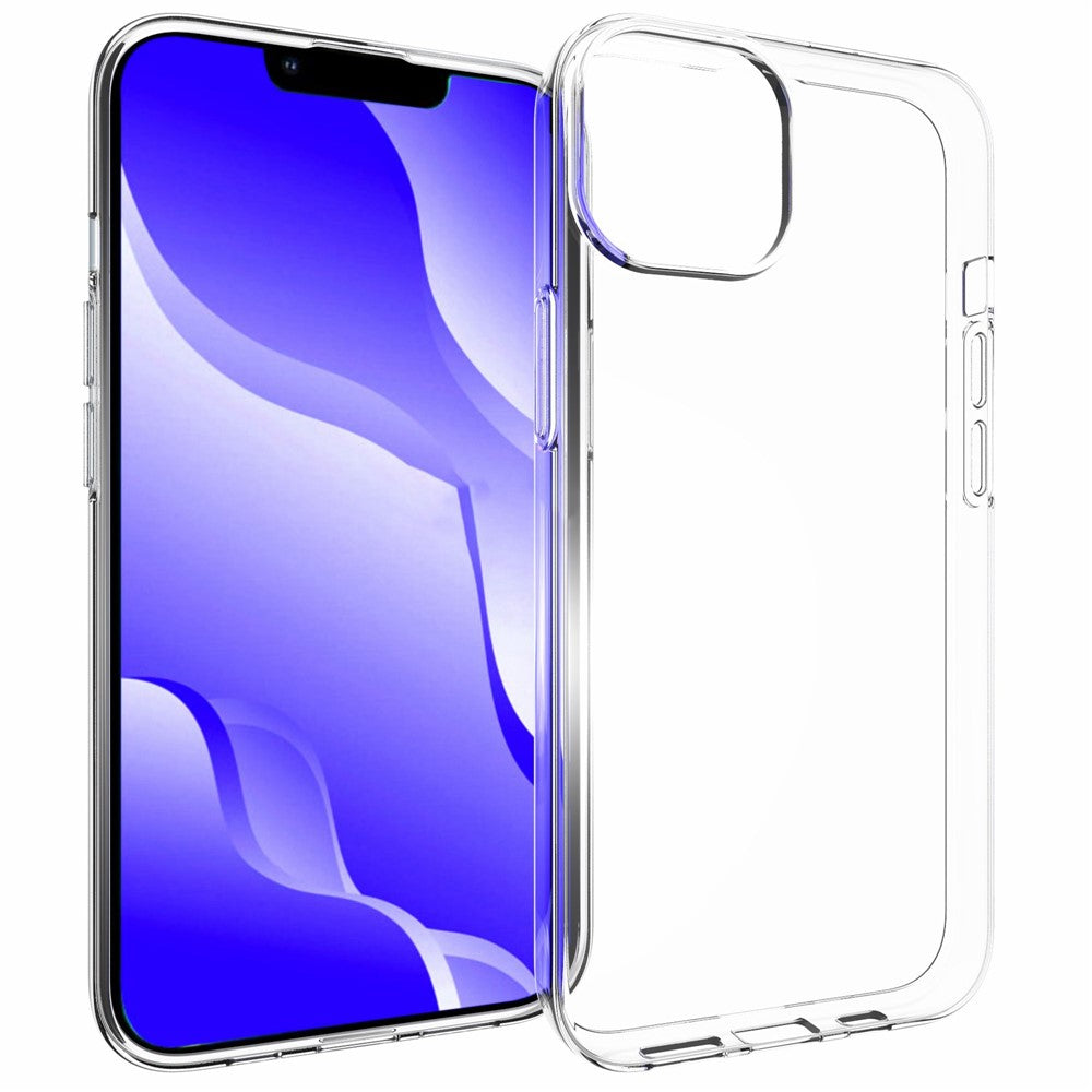 Til iPhone 14 6,1 tommer Anti-fald Telefoncover Præcise udskæringer Vandtæt TPU Mobilcover Faldsikkert Bagcover