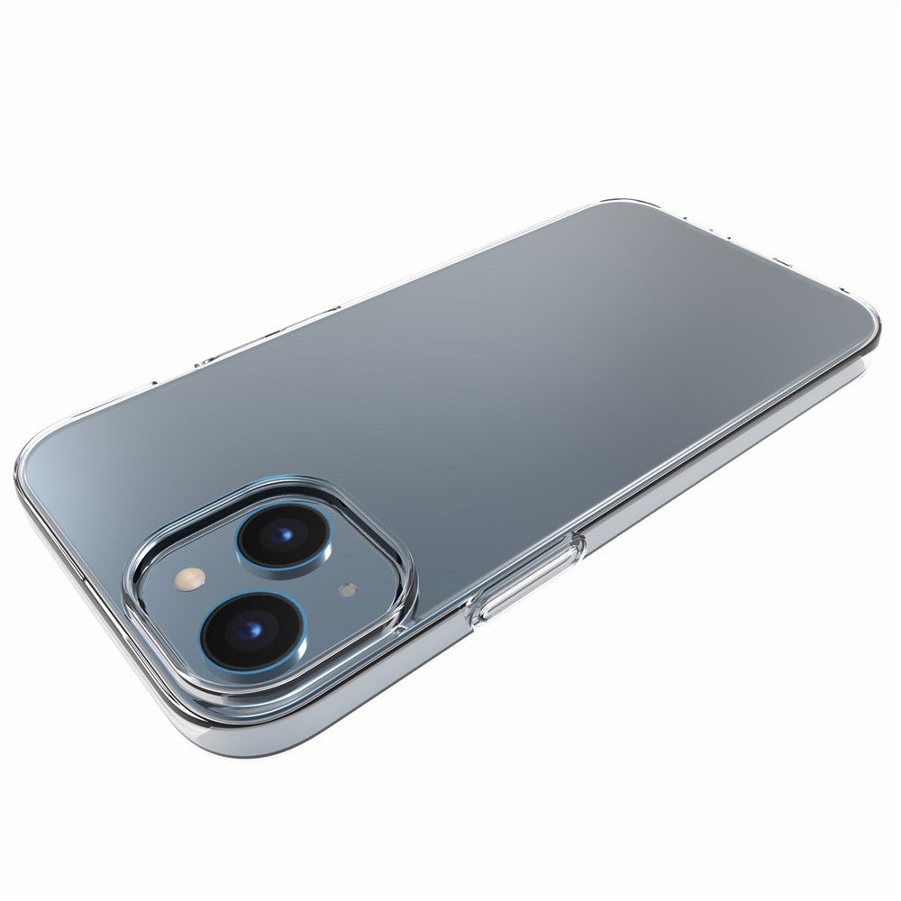 For iPhone 14 6.1 inch Anti-fall Phone Case Precise Cutouts Waterproof TPU Cellphone Cover Drop-resistant Back Case