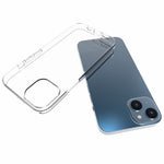 For iPhone 14 6.1 inch Anti-fall Phone Case Precise Cutouts Waterproof TPU Cellphone Cover Drop-resistant Back Case