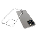 For iPhone 14 Pro Max 6.7 inch Anti-scratch Phone Case TPU Clear Protective Cellphone Cover Precise Cutouts Four Corners Drop-resistant Back Case