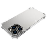 For iPhone 14 Pro Max 6.7 inch Anti-scratch Phone Case TPU Clear Protective Cellphone Cover Precise Cutouts Four Corners Drop-resistant Back Case