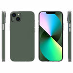 For iPhone 14 Plus 6.7 inch Transparent TPU Phone Case Watermark-free Texture Inside Soft Back Phone Cover