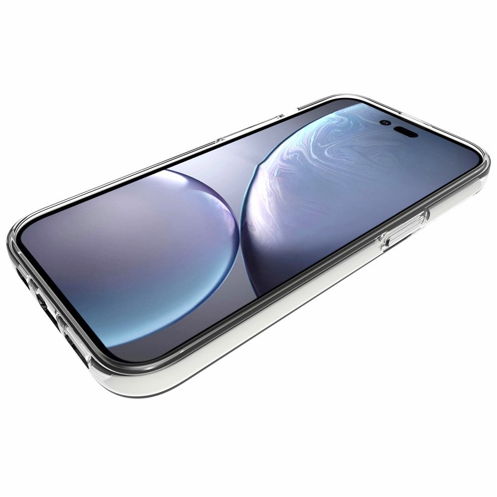 For iPhone 14 Pro 6.1 inch Light Thin Durable Inner Watermark-free Clear TPU Phone Case Soft Back Protector