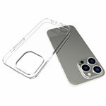 For iPhone 14 Pro 6.1 inch Light Thin Durable Inner Watermark-free Clear TPU Phone Case Soft Back Protector