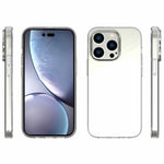 For iPhone 14 Pro 6.1 inch Light Thin Durable Inner Watermark-free Clear TPU Phone Case Soft Back Protector