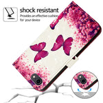 For iPhone SE (2020) / SE (2022) / 7 / 8 Leather Case 3D Pattern Printing Wallet Stand Mobile Cover with Strap