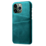 Phone Case for iPhone 14 Pro Max 6.7 inch Two Card Slots Scratch-resistant Drop-proof PU Leather Coated Hard PC Cover