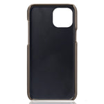 For iPhone 14 Plus 6.7 inch Anti-drop Textured PU Leather Coated PC Scratch-resistant Cell Phone Case